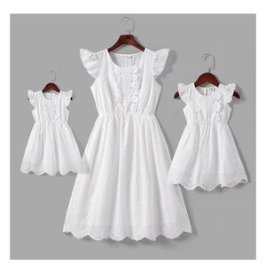 Mommy and Me White Dresses